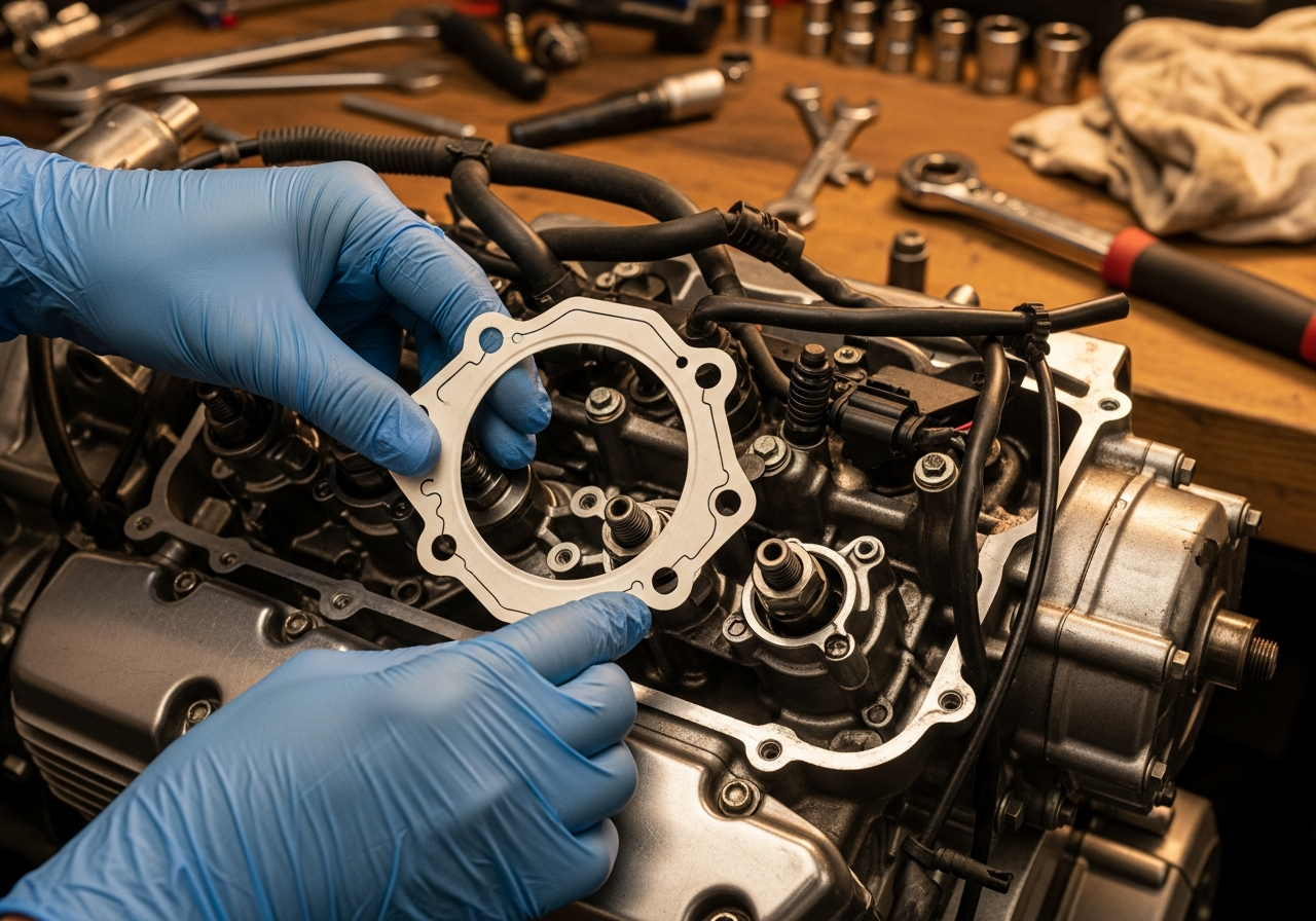 Motorcycle gasket