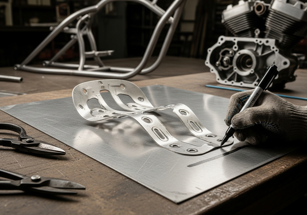 Seat pan template