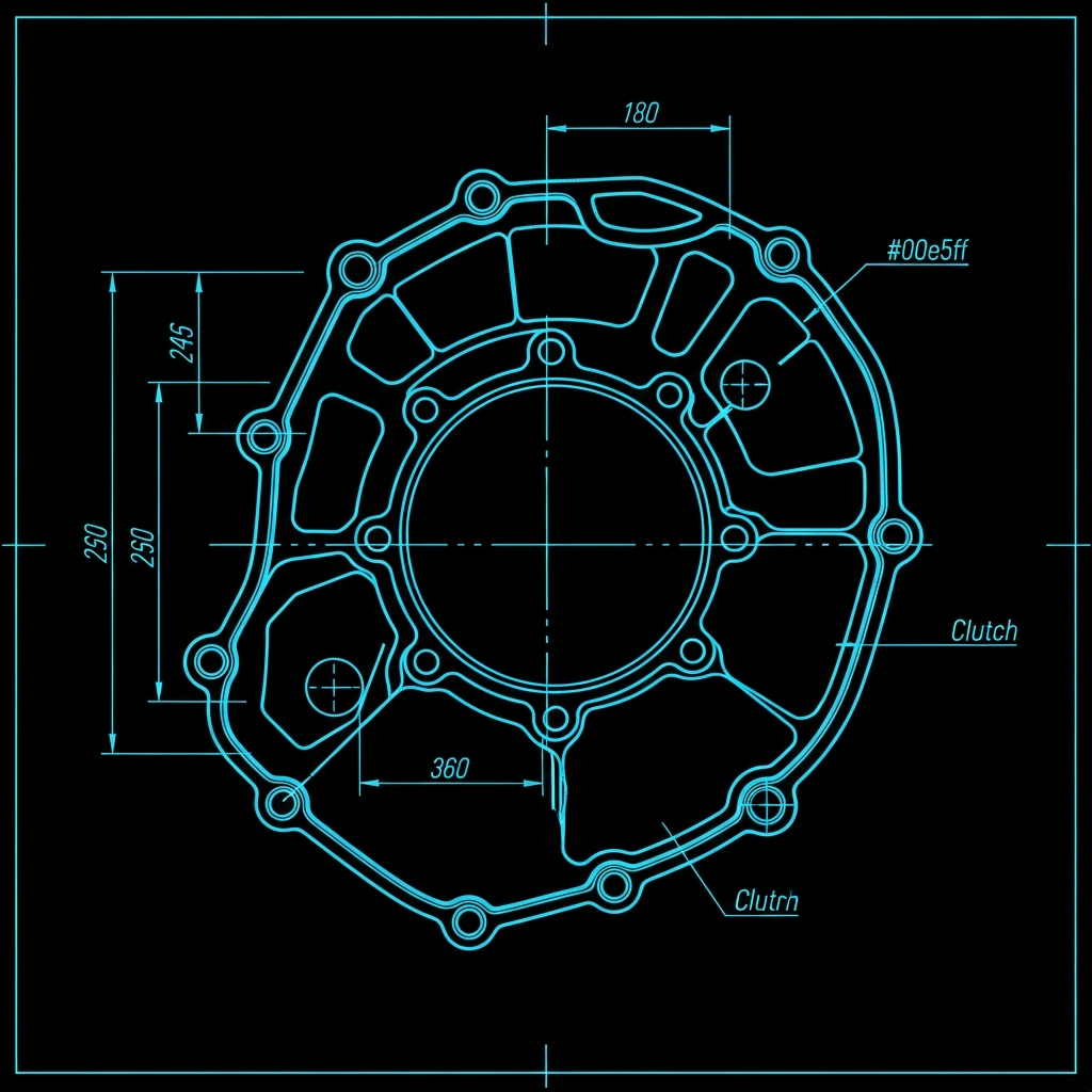 2012-2024 Can-Am Renegade 1000 — Right Crankcase