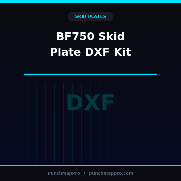 Kawasaki Brute Force 750 Skid Plate DXF Kit