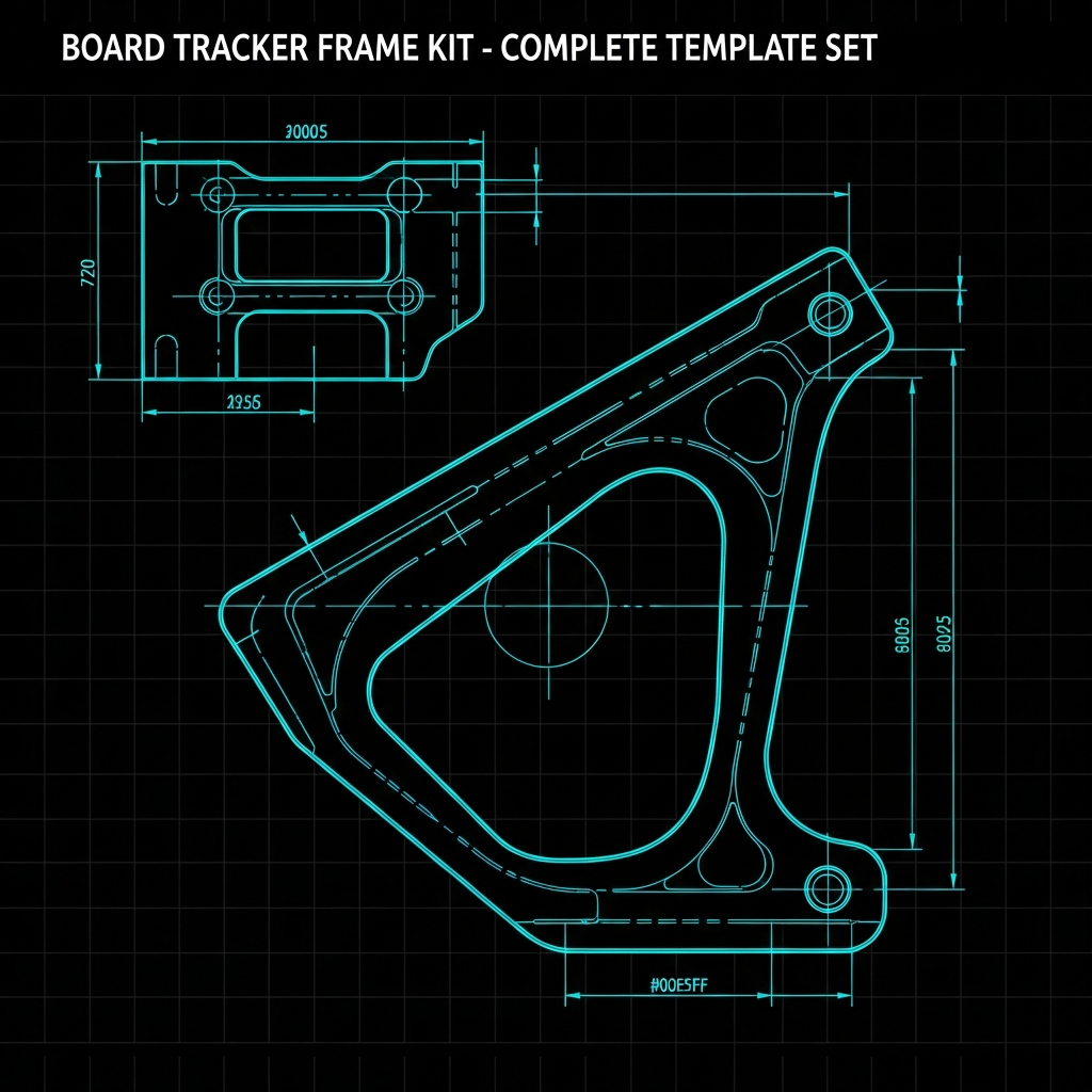 Board Tracker Frame Kit — Complete Template Set