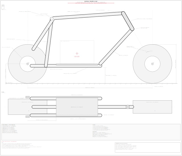 Mini Bike Build - Complete Package (All Sheets + TAV Backing Plate)