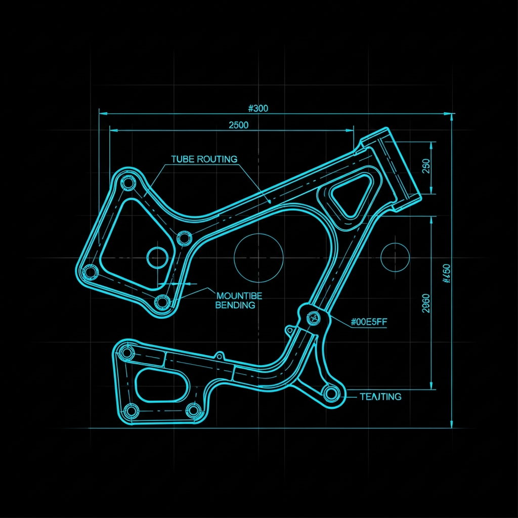 Fatboy Trike Frame Kit — Complete Template Set