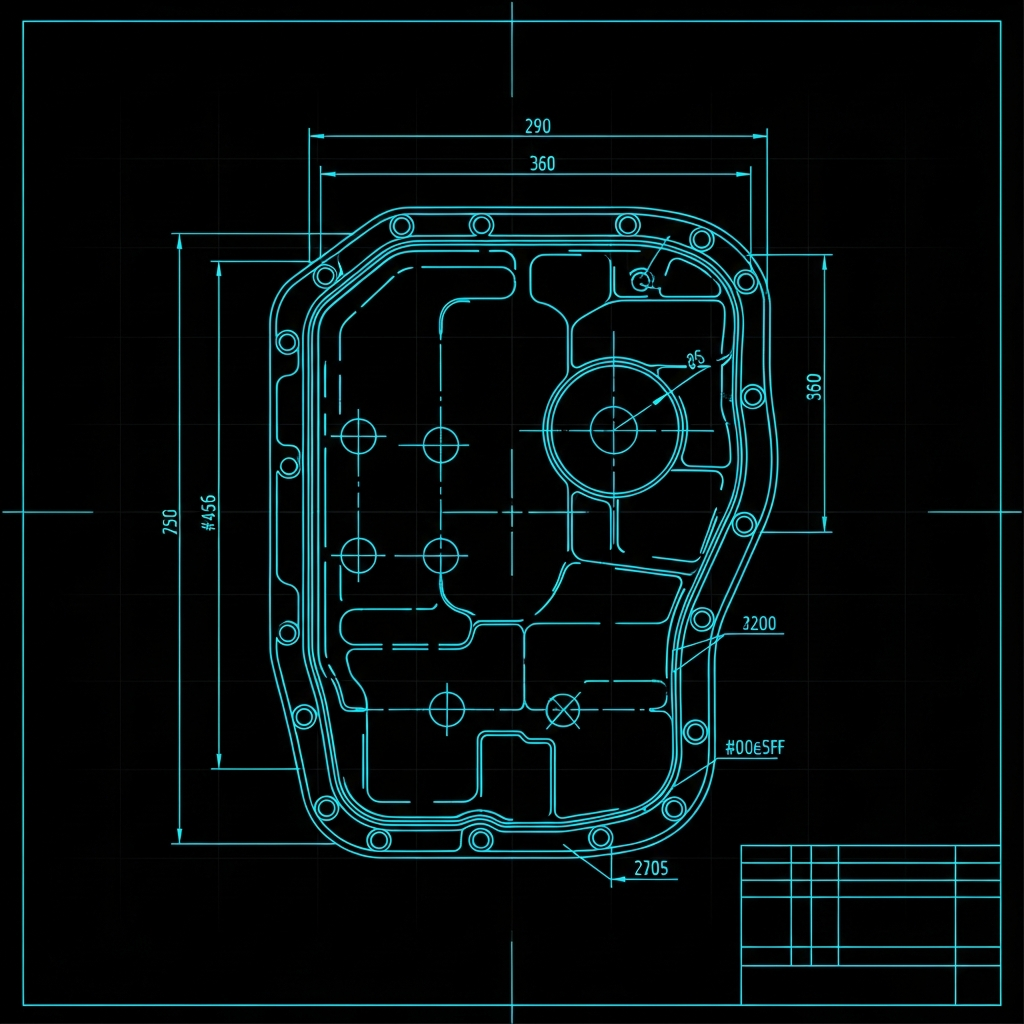 2001-2024 Chevrolet Duramax 6.6L — Oil Pan