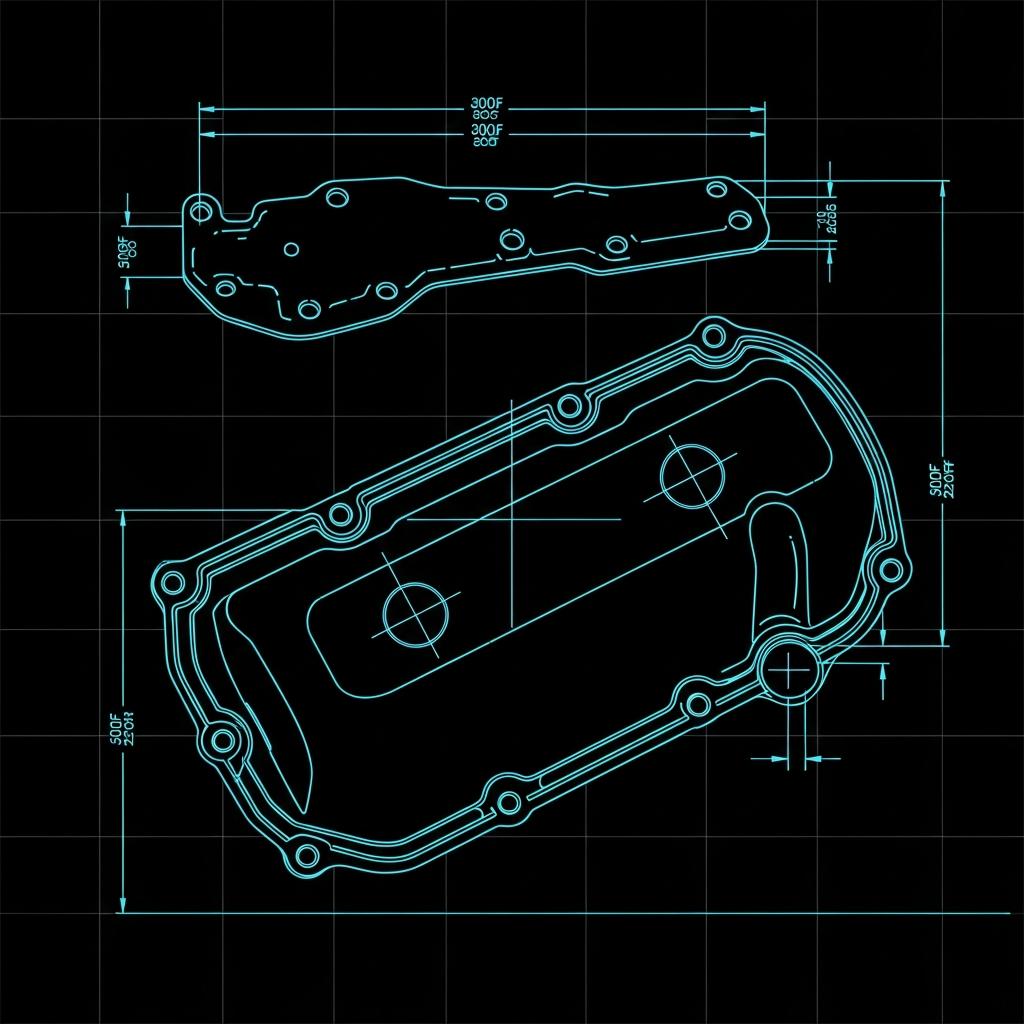 1968-2001 Ford 302 Windsor — Valve Cover