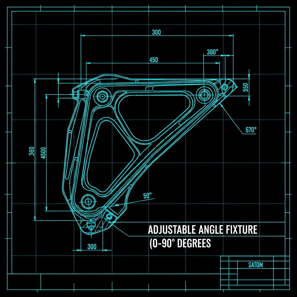 Adjustable Angle Fixture (0-90 degrees)