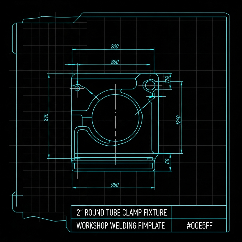 2" Round Tube Clamp Fixture