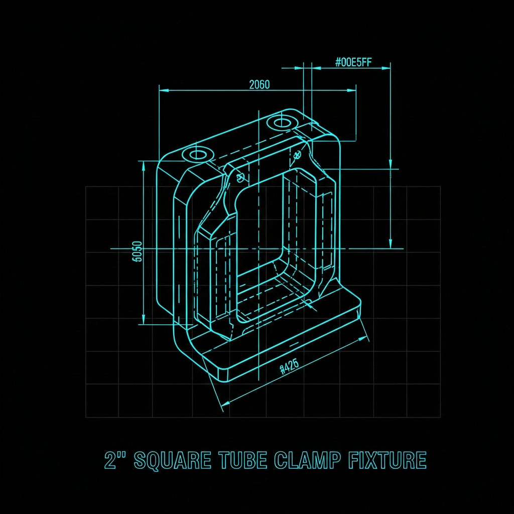 2" Square Tube Clamp Fixture