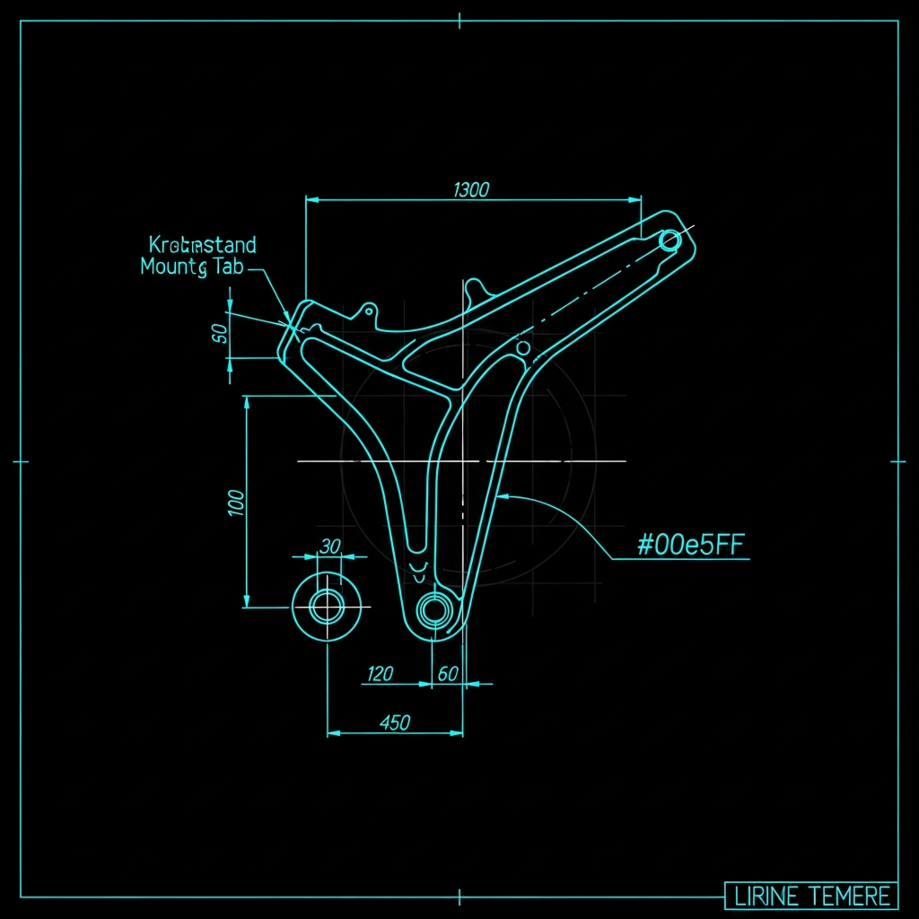 Cafe Racer — Kickstand Mount Tab