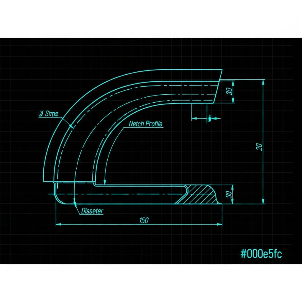 Cafe Racer — Subframe Fishmouth (0.75" to 1.25")