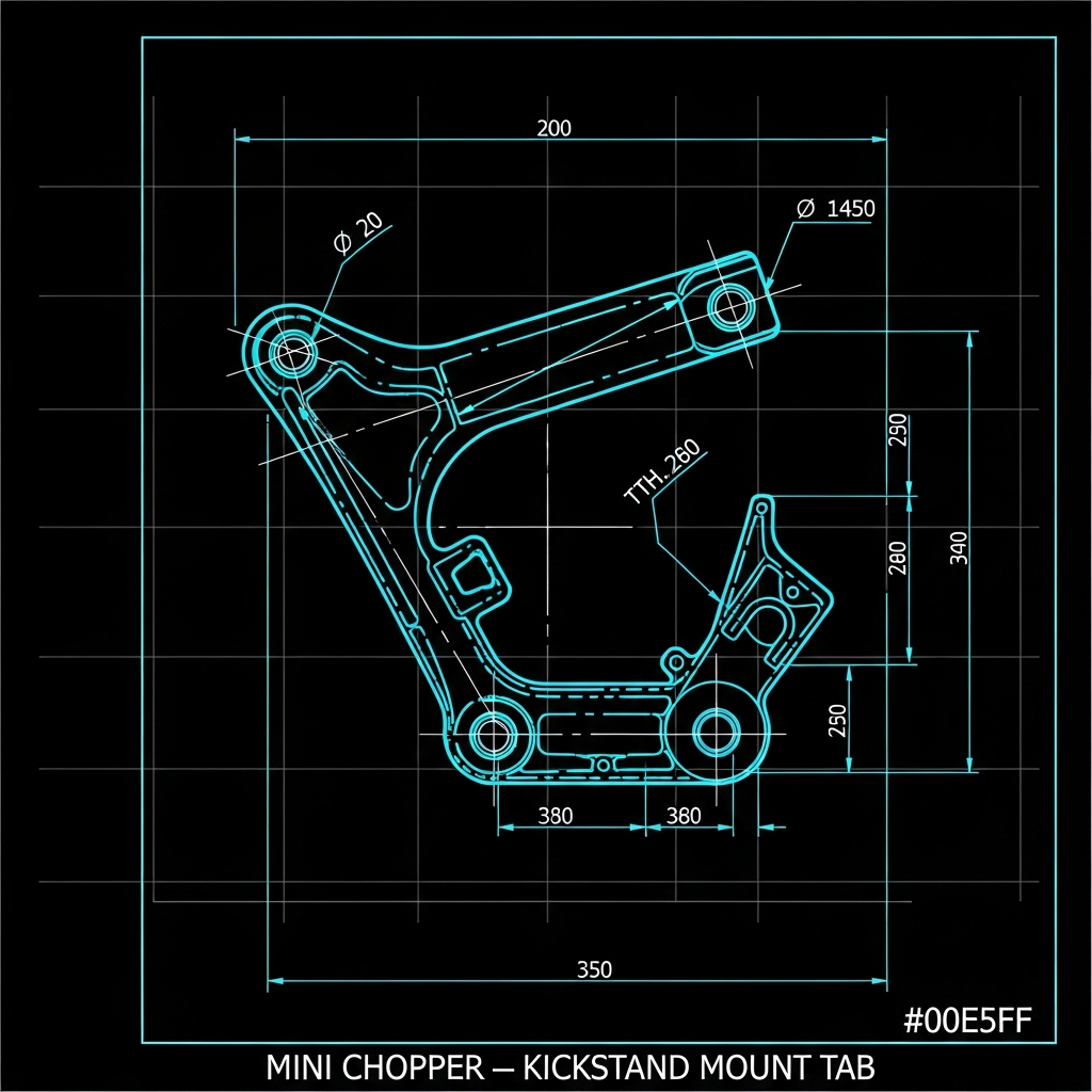 Mini Chopper — Kickstand Mount Tab