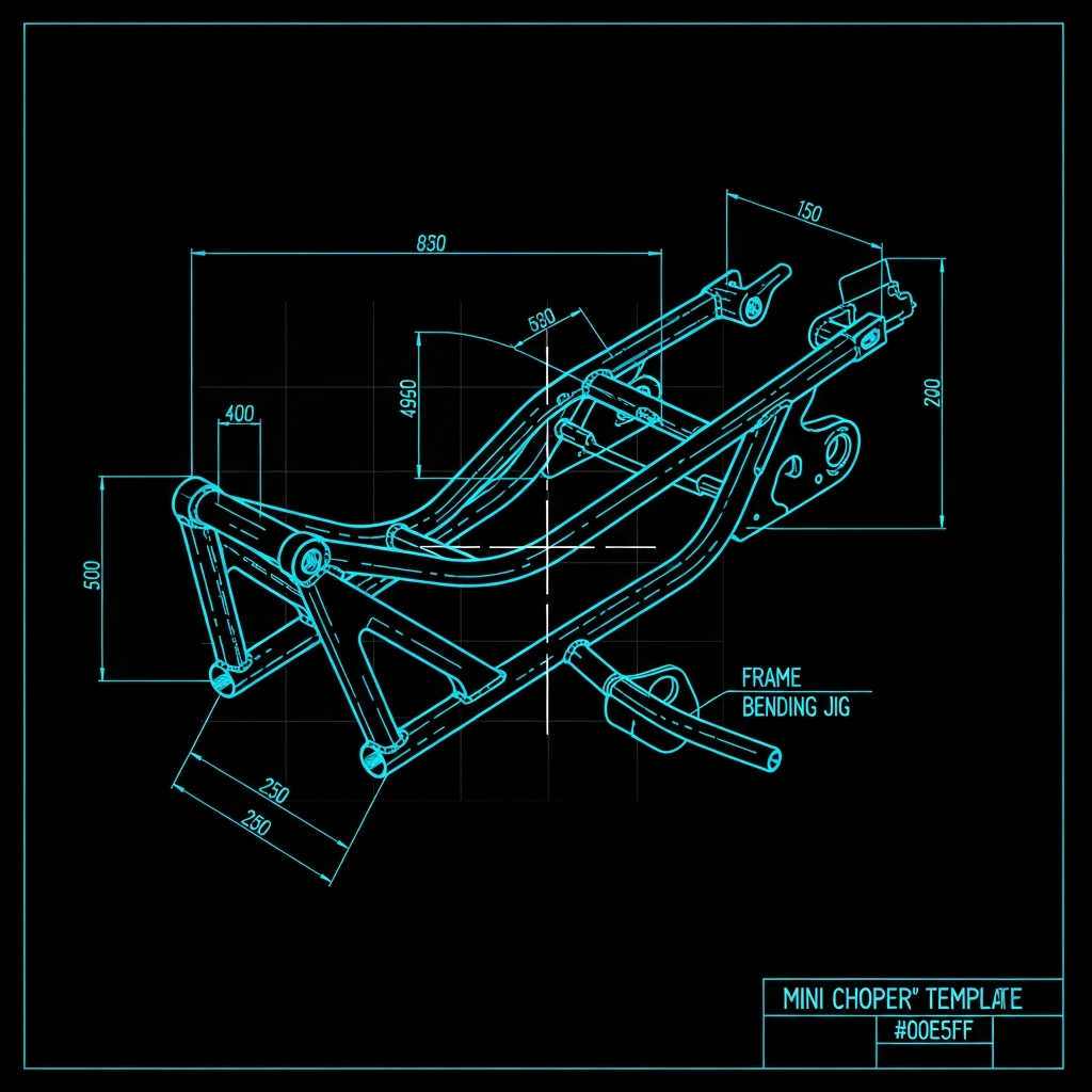 Mini Chopper — Seat Pan Template