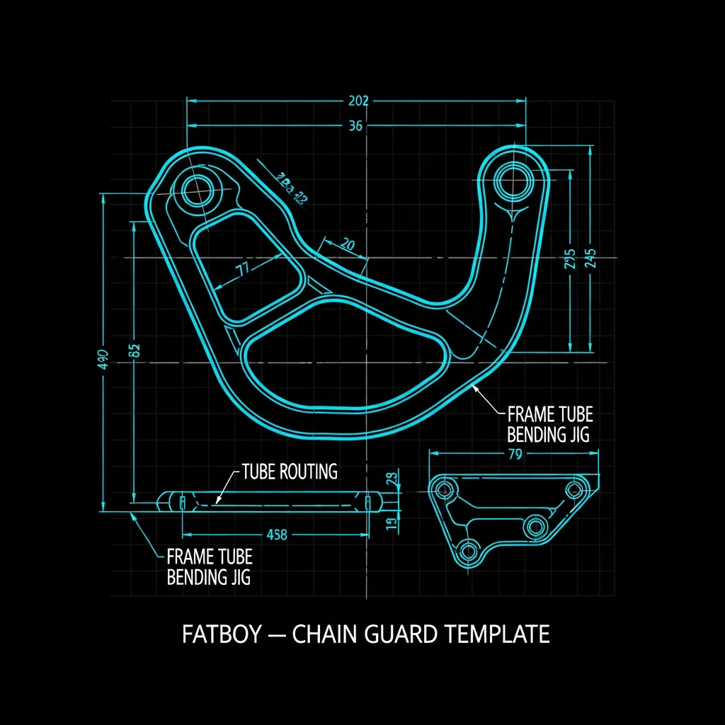 Fatboy — Chain Guard Template