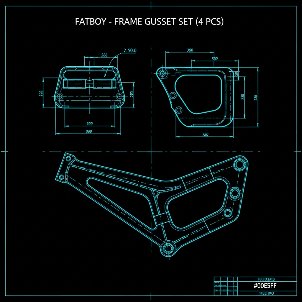 Fatboy — Frame Gusset Set (4 pcs)