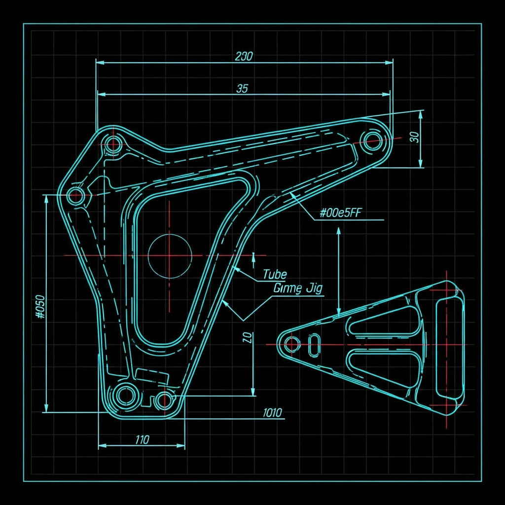 Pit Bike — Chain Guard Template