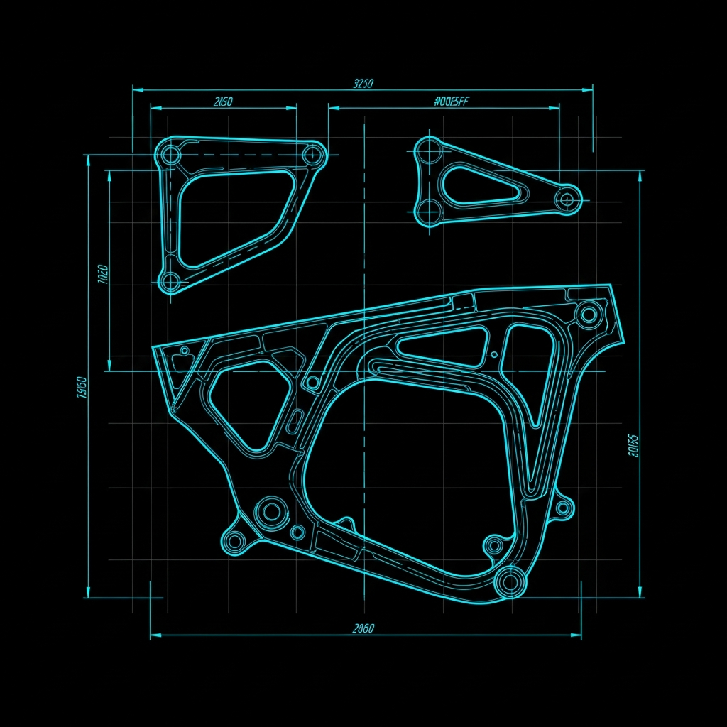 Pit Bike — Full Frame Jig Layout