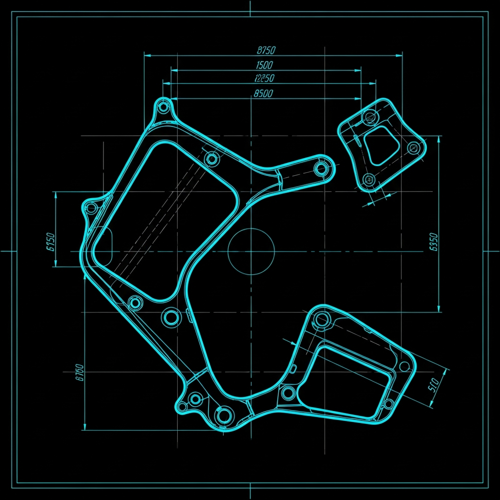 Pit Bike — Lifan 125cc Motor Mount Plate