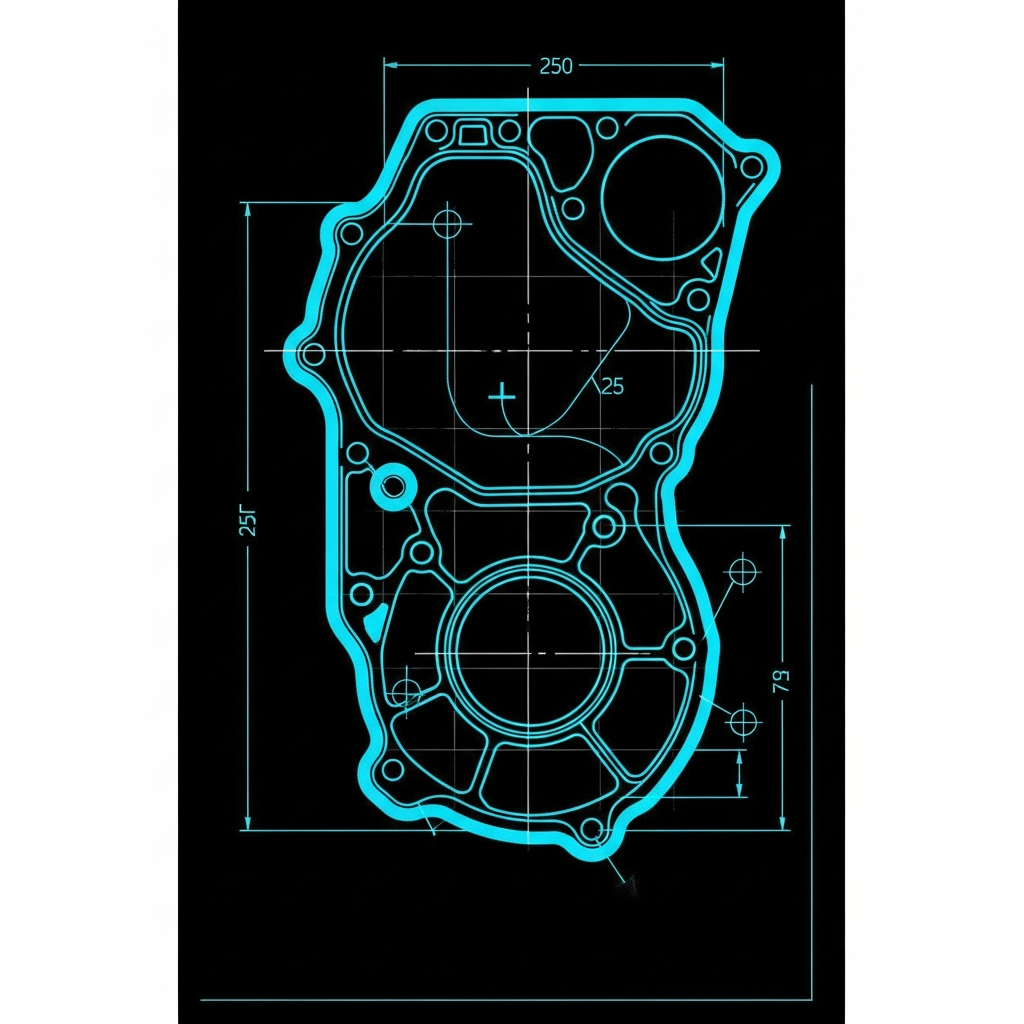 2004-2022 Harley-Davidson Sportster 883 — Right Crankcase