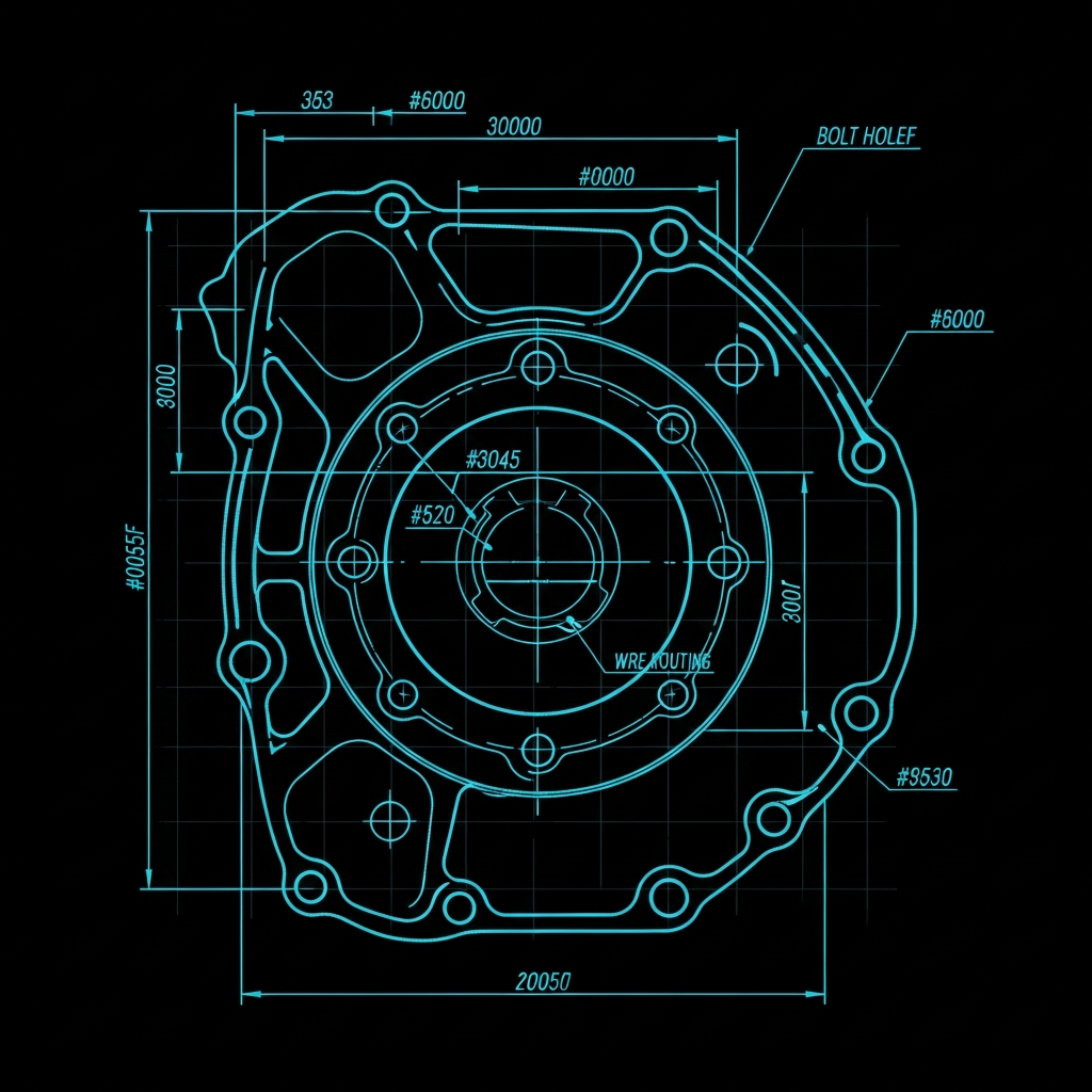 2004-2022 Harley-Davidson Sportster 883 — Stator Cover