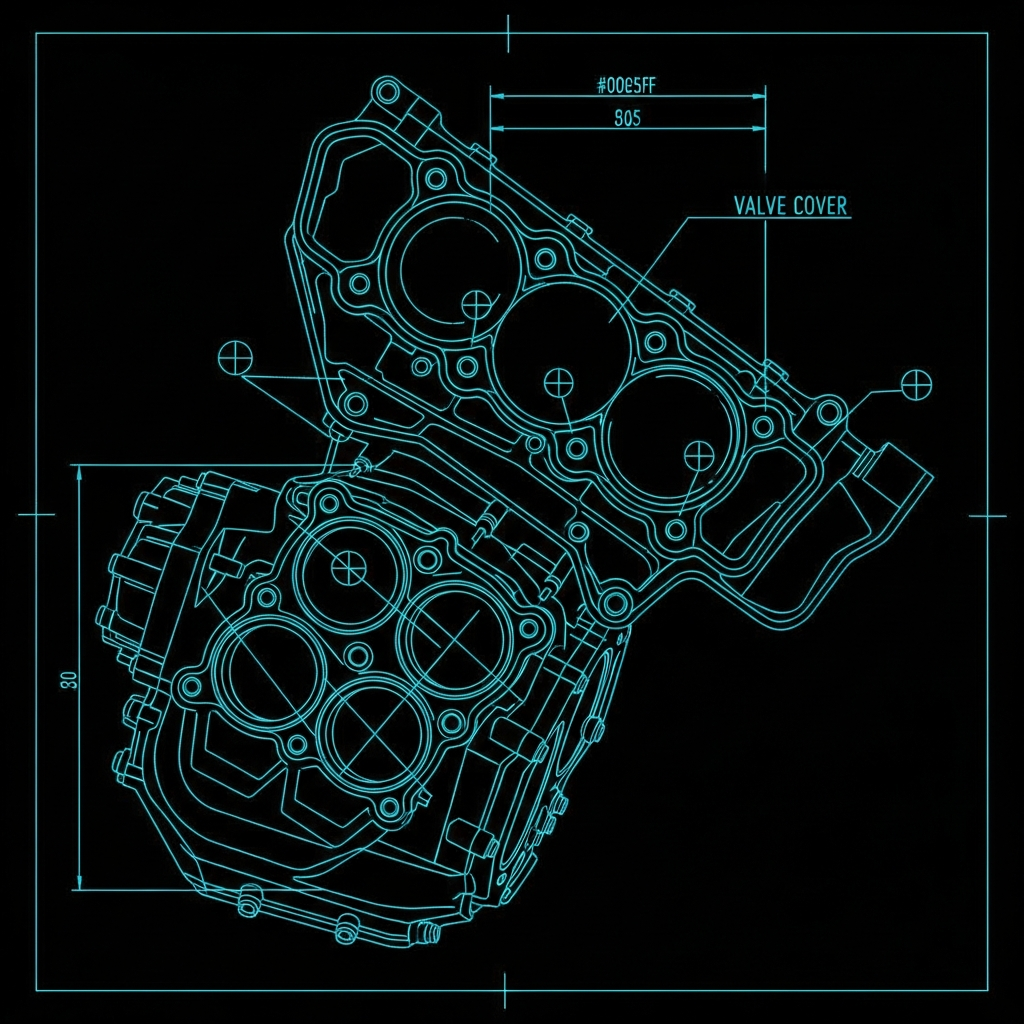 2003-2024 Honda CBR600RR — Valve Cover
