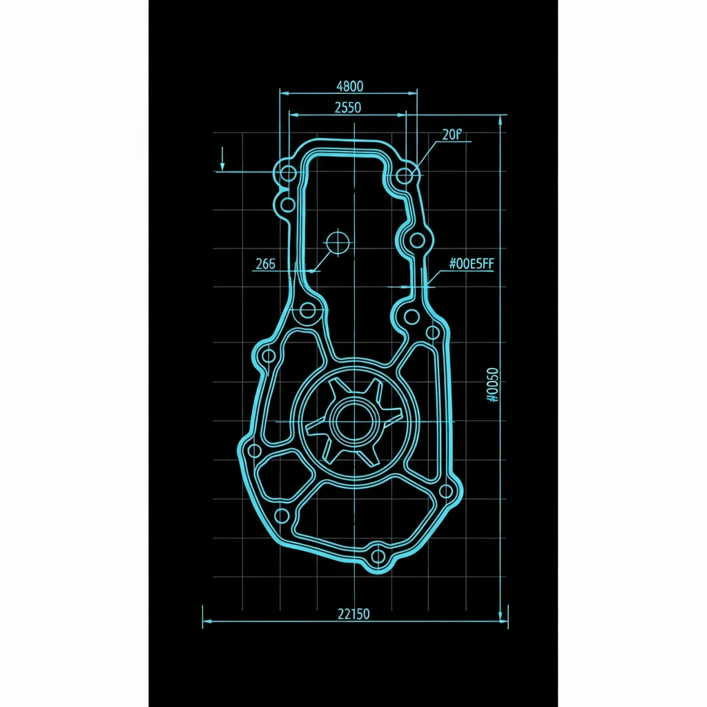 2017-2024 Honda CRF450R — Water Pump Cover