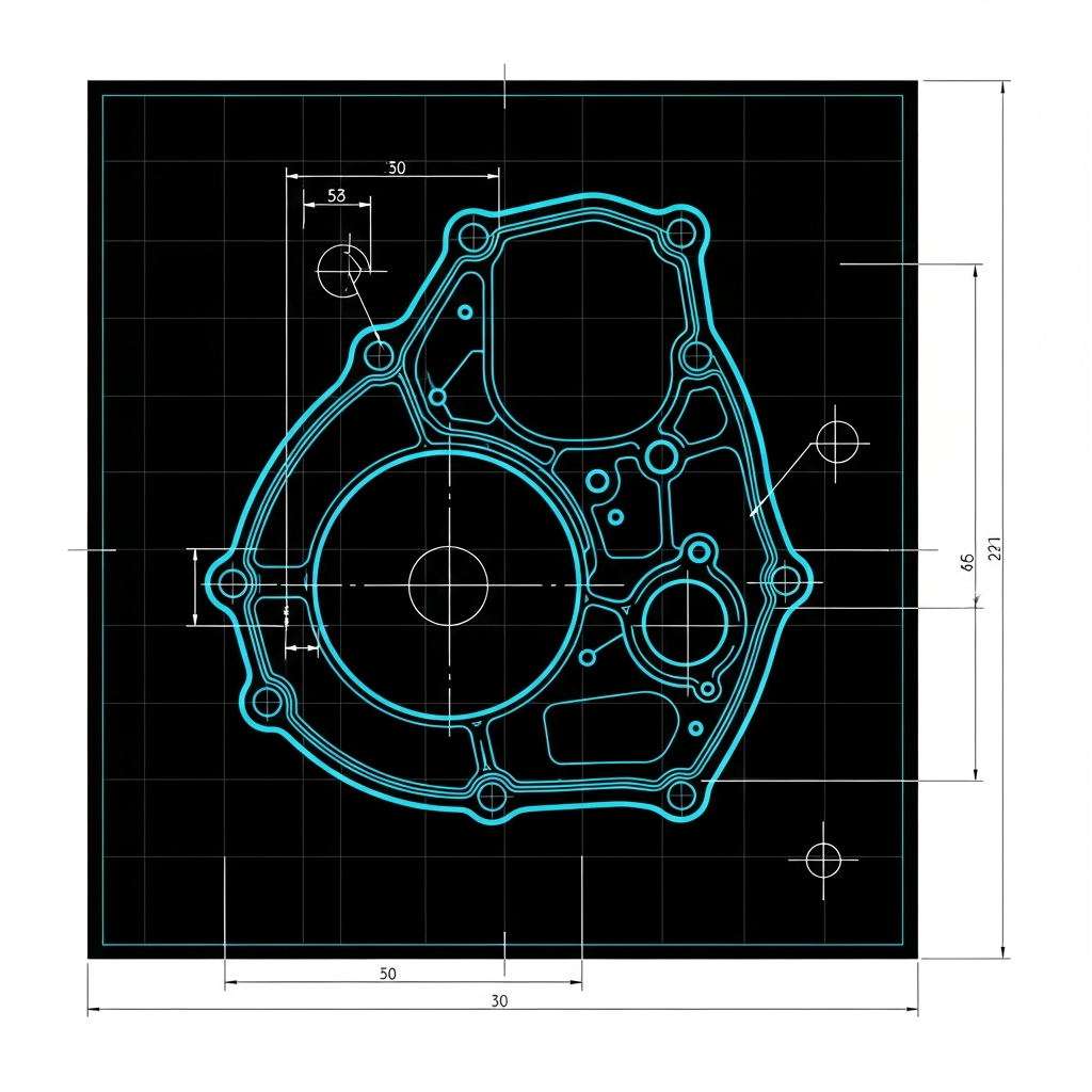 2018-2024 Suzuki RM-Z450 — Right Crankcase