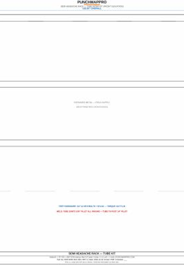 Semi Headache Rack — Tube Miter Kit Template