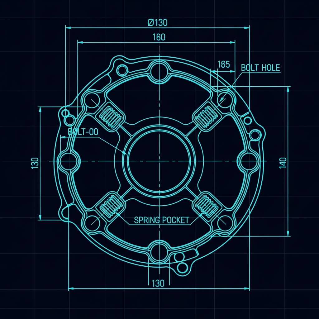 2019-2024 Honda Talon 1000 — Clutch Inspection Cover