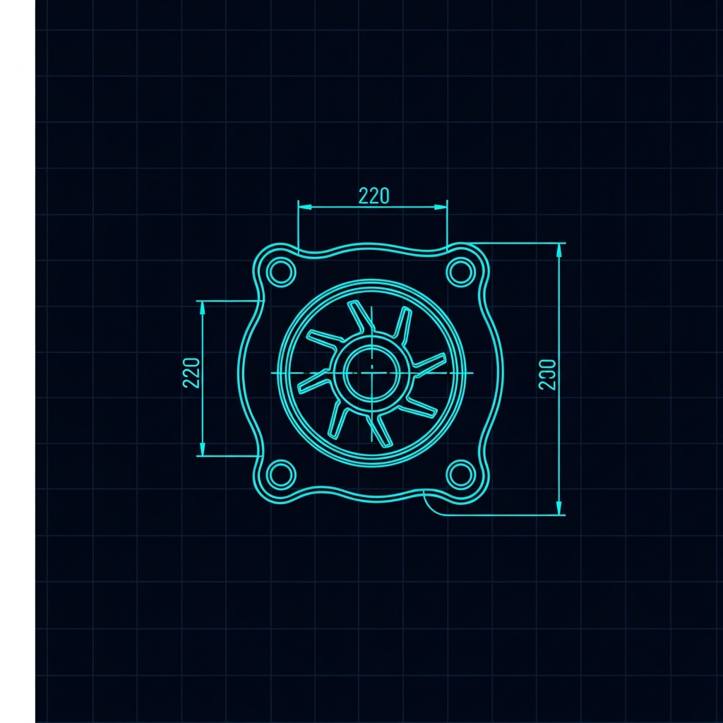 2019-2024 Honda Talon 1000 — Water Pump Cover