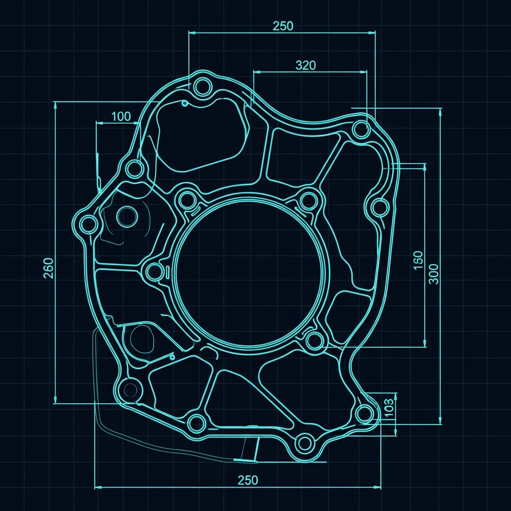 2016-2024 Polaris RZR Turbo — Left Crankcase