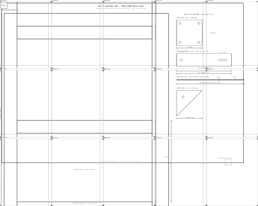 DIY Welding Cart - Main Frame Build Plan